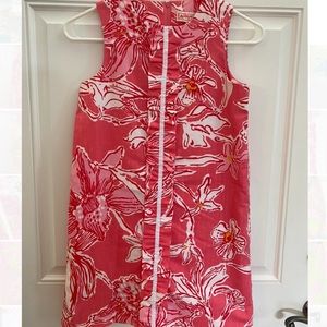 Lilly Pulitzer Original Girls Pink Shift Dress 12